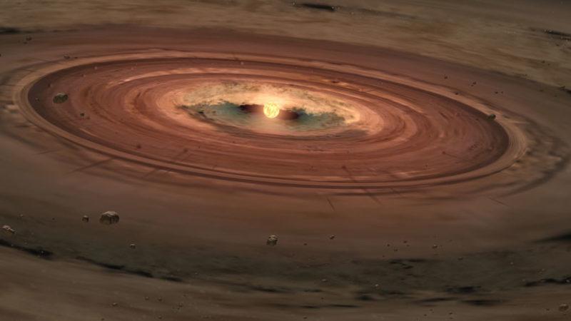 Gezegenleri Yeni Oluşan Bir Yıldız Gözlemlendi (Güneş Sistemi de Bir Zamanlar Böyleydi)