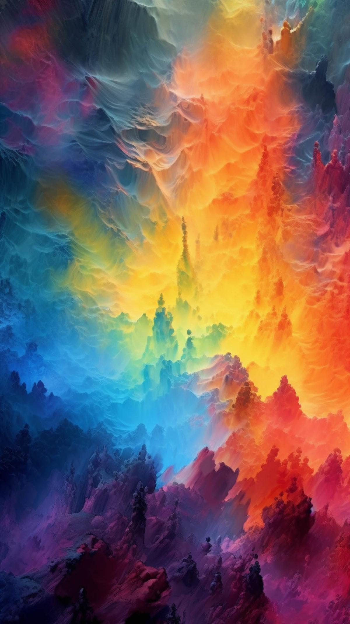 Telefonlara Bambaşka Bir Hava Katacak, Yapay Zeka Tarafından Hazırlanmış 50 Muhteşem Duvar Kağıdı