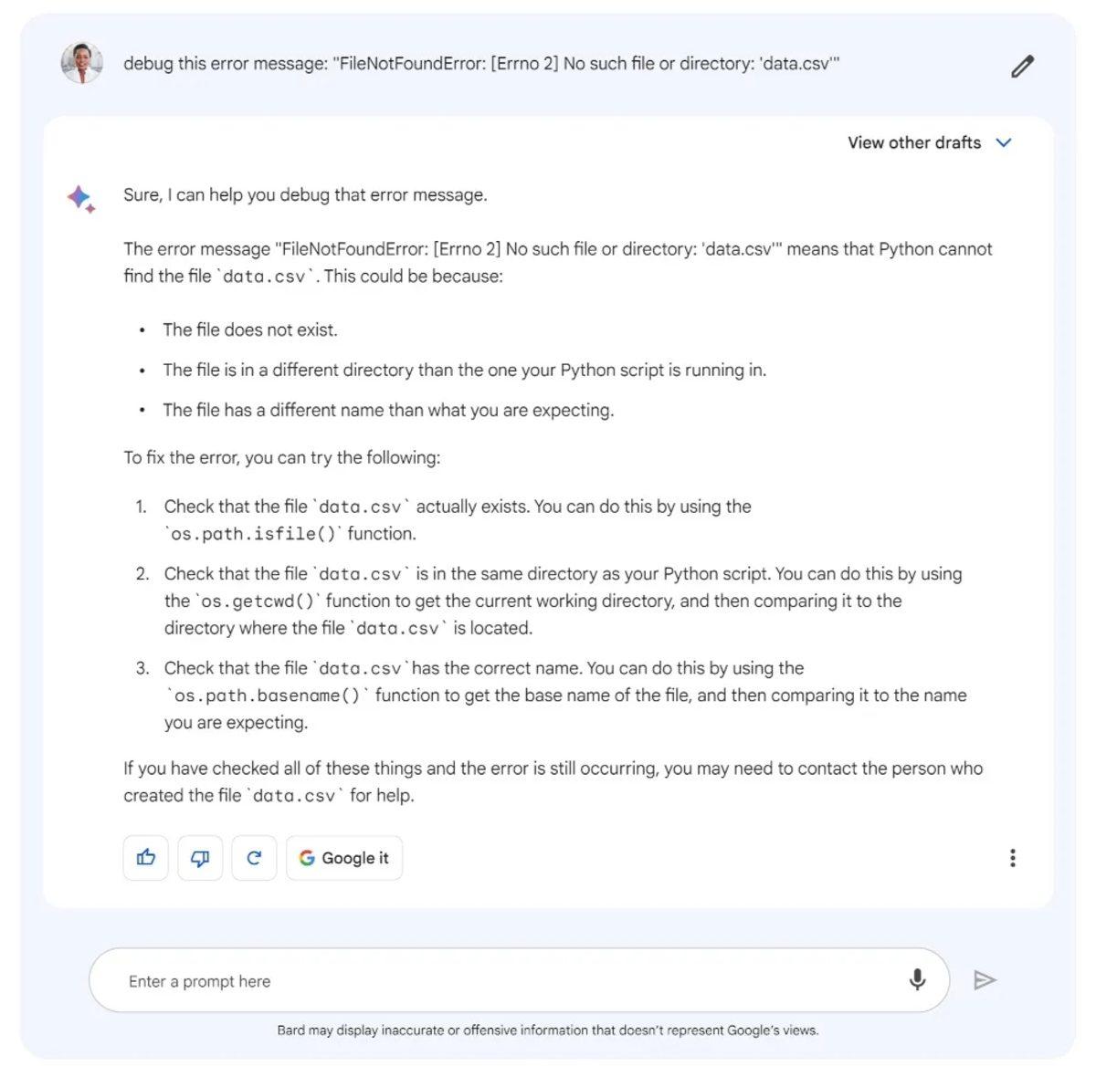 Google, ChatGPT Rakibi Yapay Zeka Aracı Bard’ın Tüm Özelliklerini Açıkladı: Hem Sohbet Edip Hem Resim Çizebiliyor
