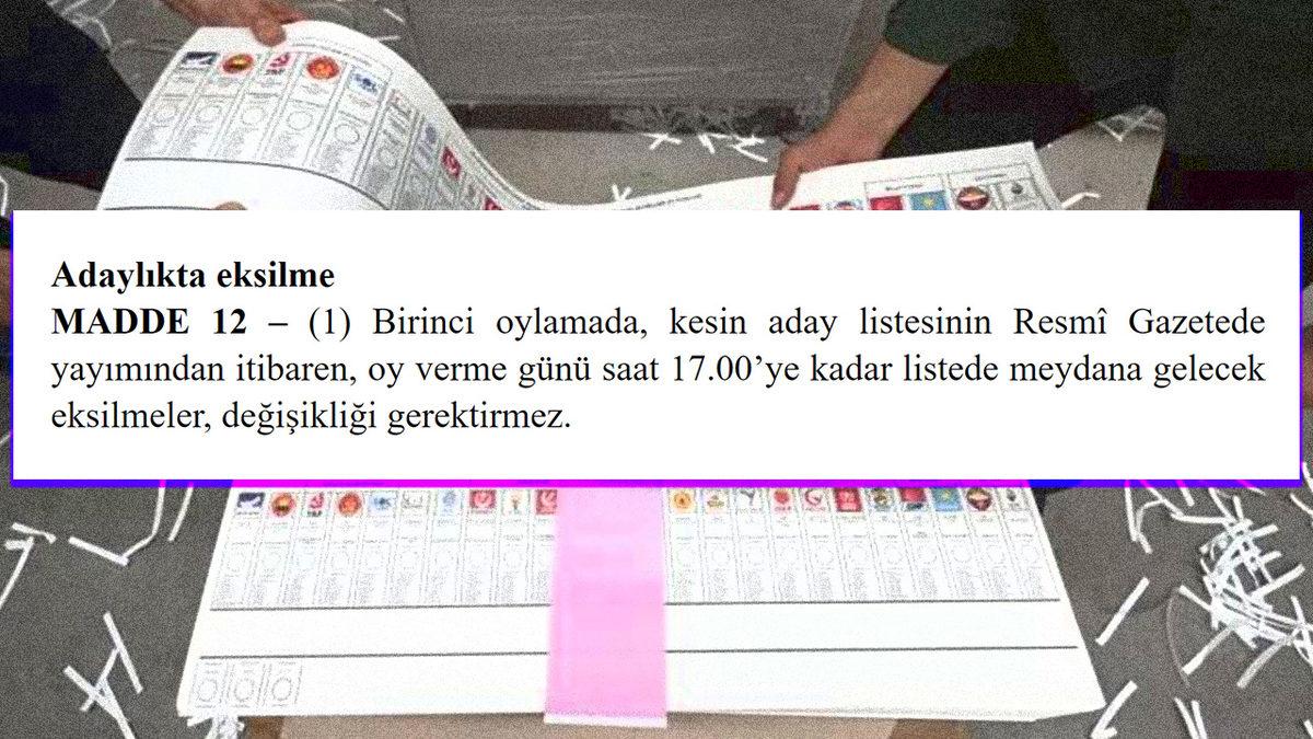 Seçimden Çekilen Cumhurbaşkanı Adayına Verilen Oylara Ne Olacak?
