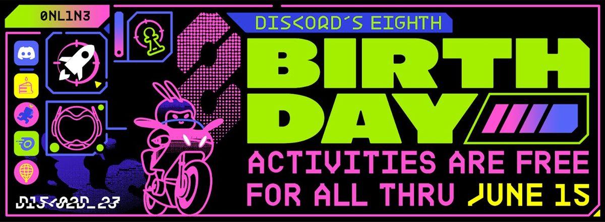 Discord, 8. Yıl Dönümüne Özel Etkinliklerini Açıkladı: Platformun Bazı Özellikleri Ücretsiz Oldu!