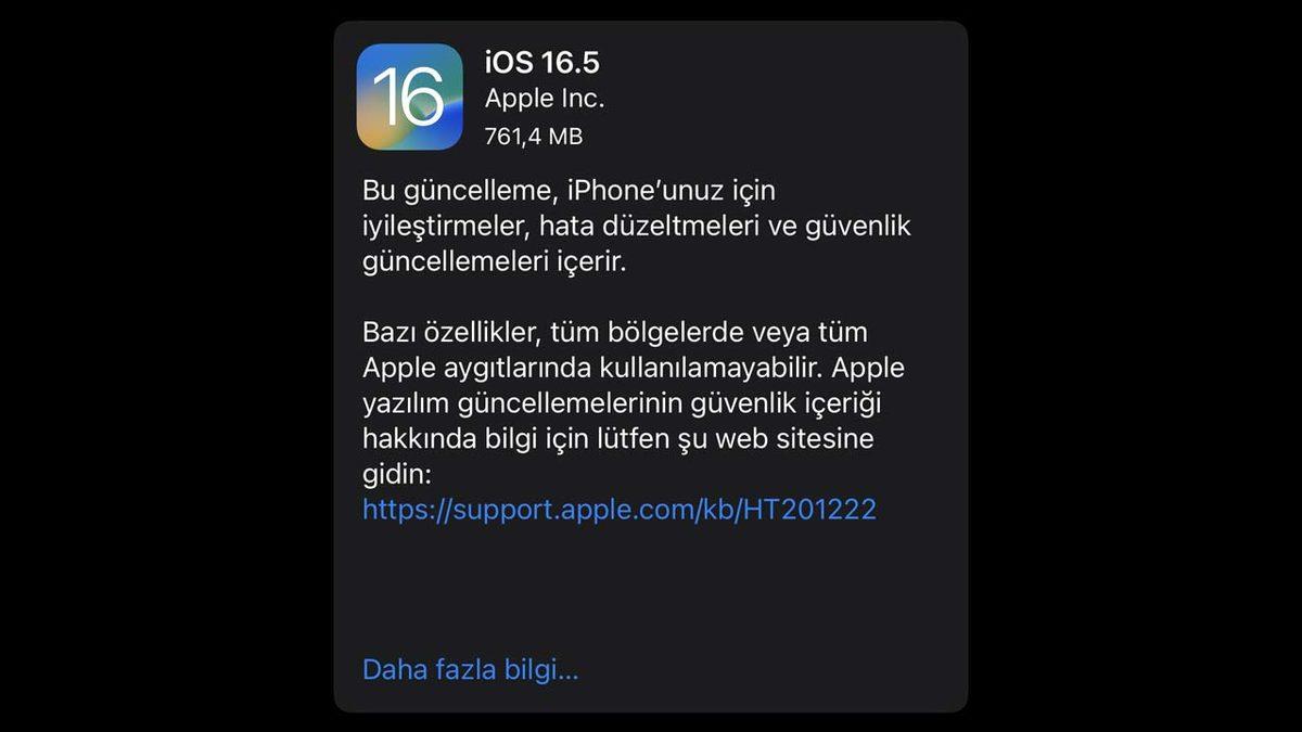 iOS 16.5 Yayınlandı: İşte iPhone’lara Gelen Yenilikler