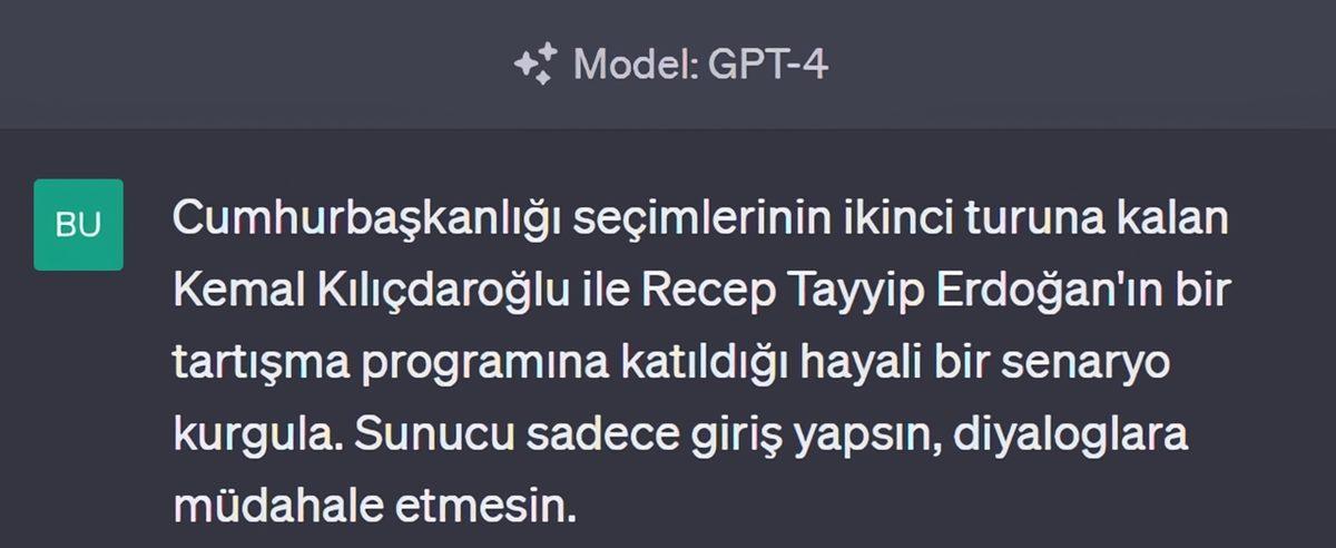 Kılıçdaroğlu ile Erdoğan’ı Yapay Zekâ Aracılığıyla Bir Araya Getirdik: İşte Tartışma Programındaki Hararetli Diyalogları...