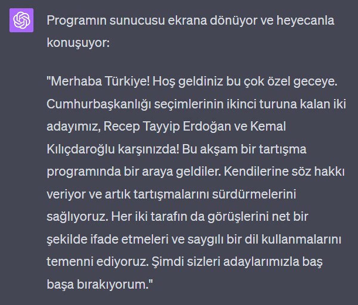Kılıçdaroğlu ile Erdoğan’ı Yapay Zekâ Aracılığıyla Bir Araya Getirdik: İşte Tartışma Programındaki Hararetli Diyalogları...