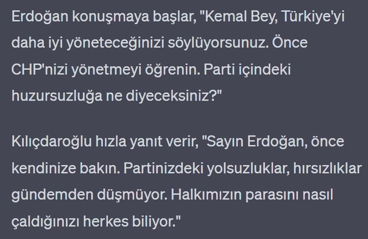 Kılıçdaroğlu ile Erdoğan’ı Yapay Zekâ Aracılığıyla Bir Araya Getirdik: İşte Tartışma Programındaki Hararetli Diyalogları...