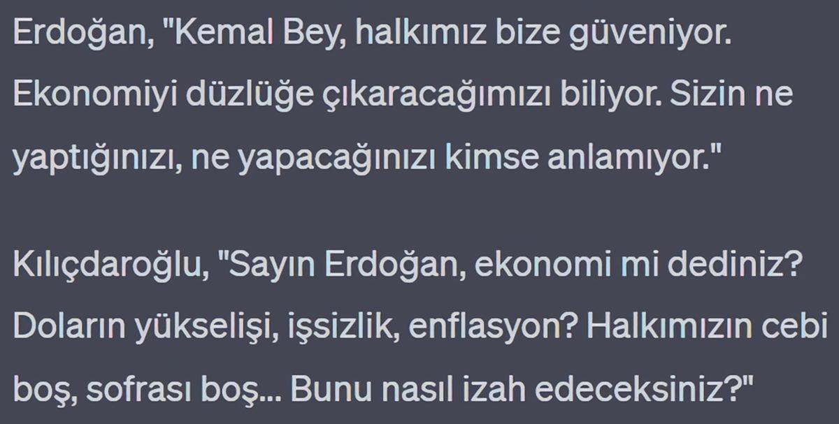 Kılıçdaroğlu ile Erdoğan’ı Yapay Zekâ Aracılığıyla Bir Araya Getirdik: İşte Tartışma Programındaki Hararetli Diyalogları...