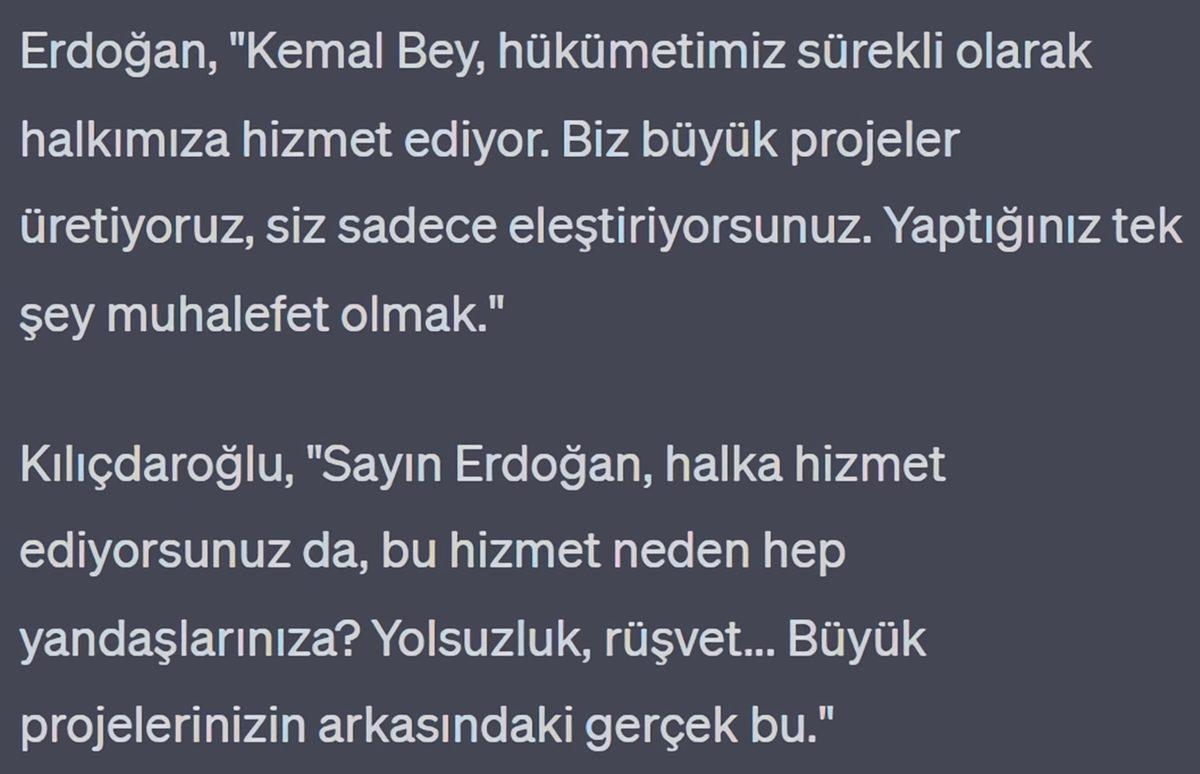 Kılıçdaroğlu ile Erdoğan’ı Yapay Zekâ Aracılığıyla Bir Araya Getirdik: İşte Tartışma Programındaki Hararetli Diyalogları...