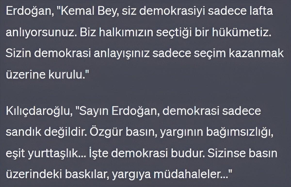 Kılıçdaroğlu ile Erdoğan’ı Yapay Zekâ Aracılığıyla Bir Araya Getirdik: İşte Tartışma Programındaki Hararetli Diyalogları...