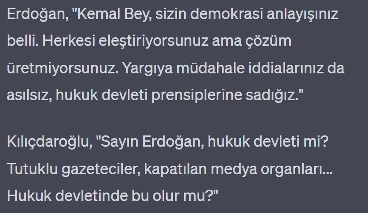 Kılıçdaroğlu ile Erdoğan’ı Yapay Zekâ Aracılığıyla Bir Araya Getirdik: İşte Tartışma Programındaki Hararetli Diyalogları...
