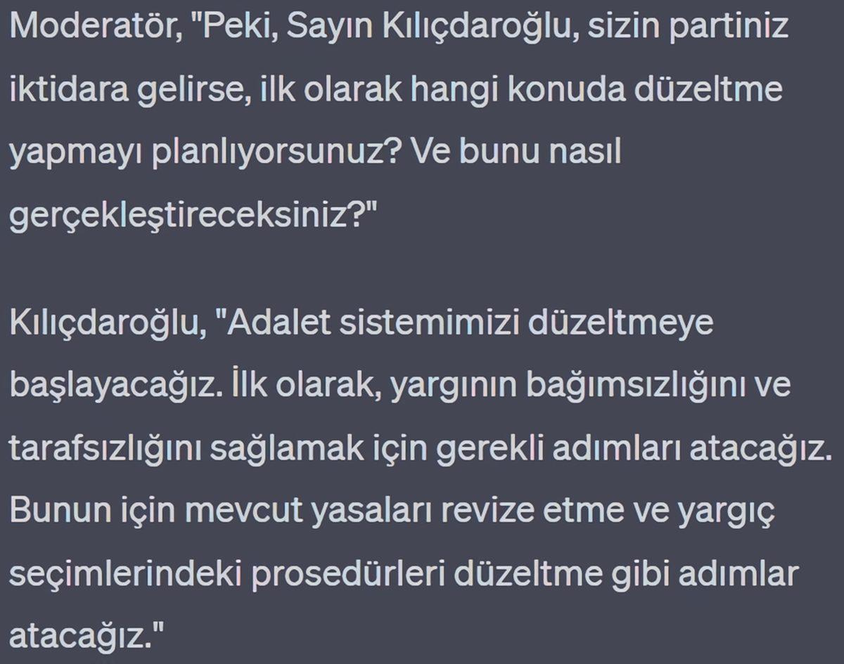 Kılıçdaroğlu ile Erdoğan’ı Yapay Zekâ Aracılığıyla Bir Araya Getirdik: İşte Tartışma Programındaki Hararetli Diyalogları...