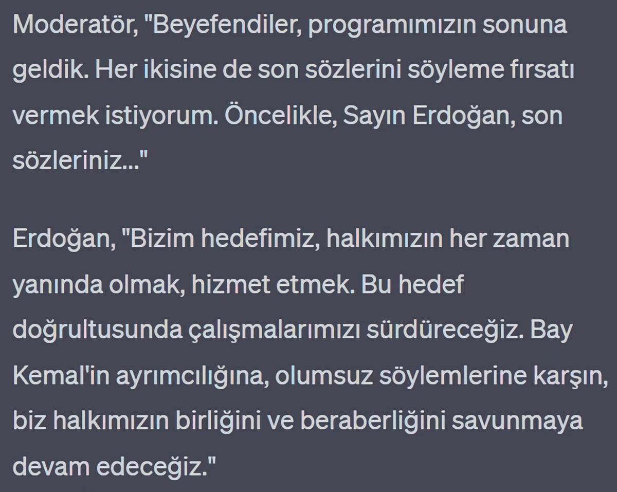 Kılıçdaroğlu ile Erdoğan’ı Yapay Zekâ Aracılığıyla Bir Araya Getirdik: İşte Tartışma Programındaki Hararetli Diyalogları...