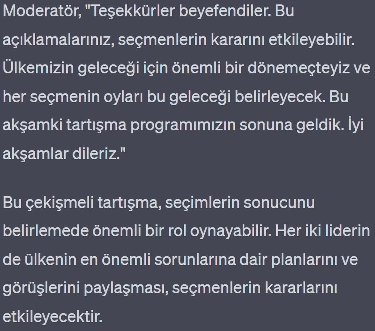 Kılıçdaroğlu ile Erdoğan’ı Yapay Zekâ Aracılığıyla Bir Araya Getirdik: İşte Tartışma Programındaki Hararetli Diyalogları...