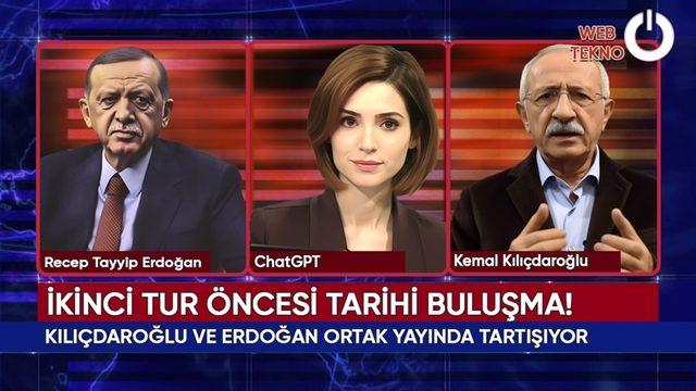 Kılıçdaroğlu ile Erdoğan’ı Yapay Zekâ Aracılığıyla Bir Araya Getirdik: İşte Tartışma Programındaki Hararetli Diyalogları...
