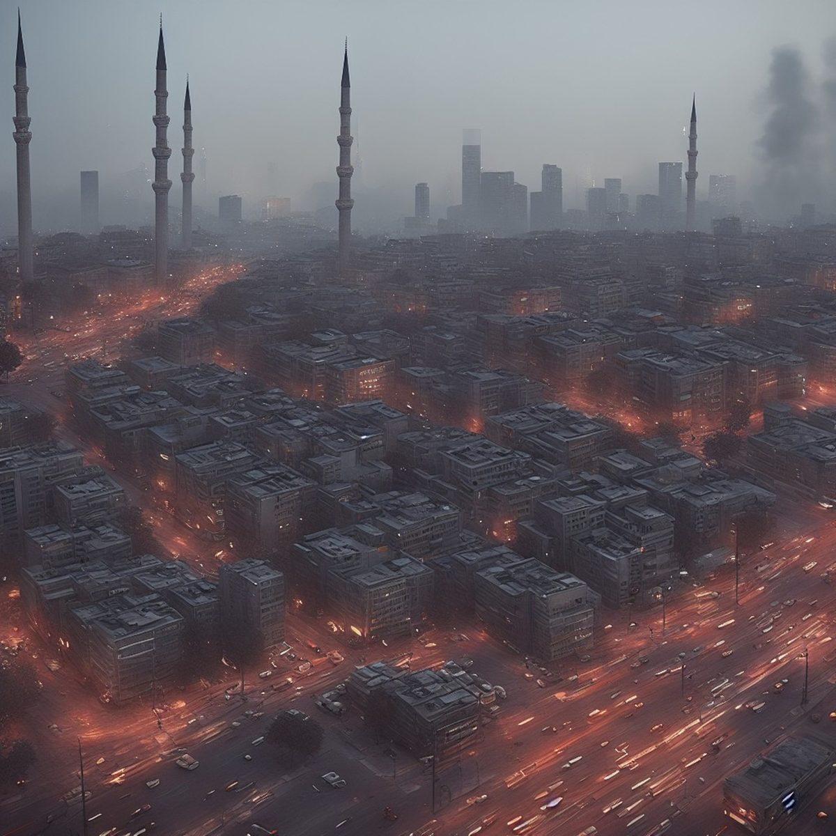 2050 Yılındaki Distopik Bir Türkiye Nasıl Görünürdü? Yapay Zekâ ile Resmettik!