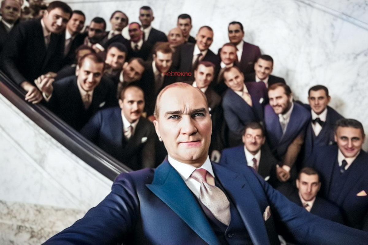 Yapay Zekâyla Resmettik: Mete Han’dan Atatürk’e Tarihteki En Ünlü Türk Liderler Selfie Çekseydi Nasıl Görünürlerdi?