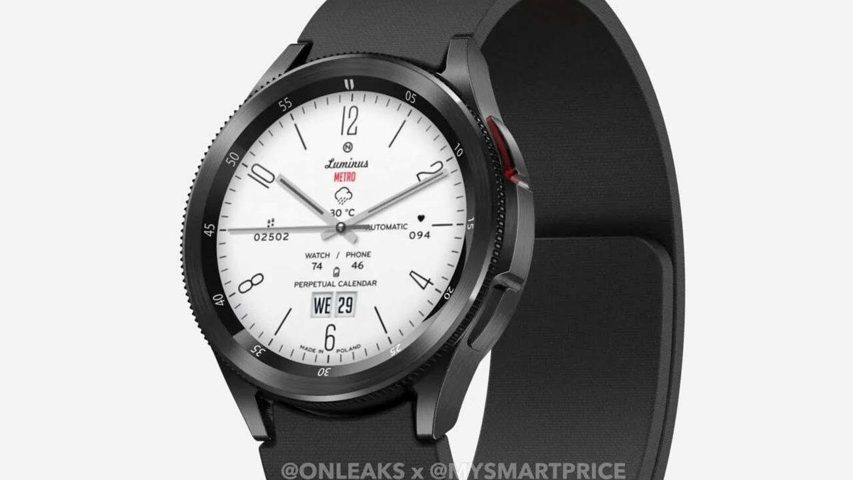 Samsung Watch 6 Classic Tasarımı Ortaya Çıktı: Döndürülebilir Çerçeve Geri Dönüyor!