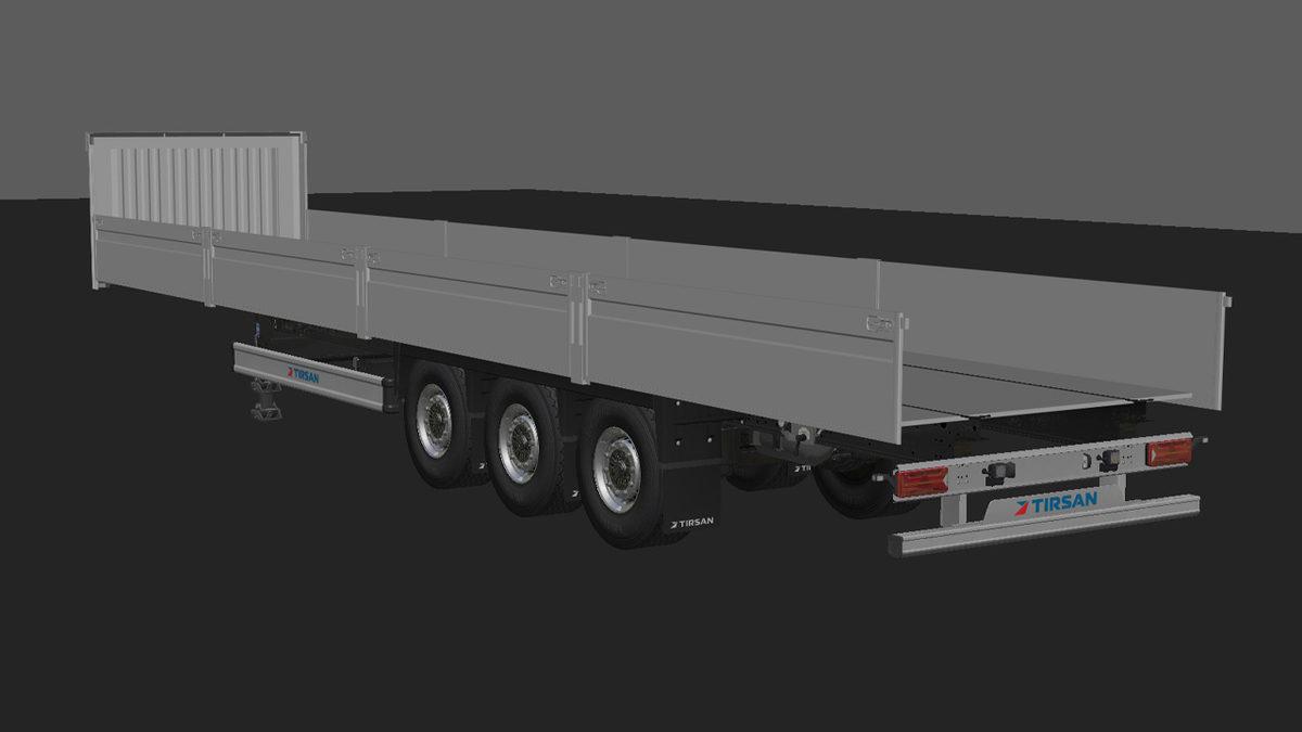 Euro Truck Simulator 2’ye Türk Treyler Markası TIRSAN Geliyor: İşte İlk Ekran Görüntüleri!