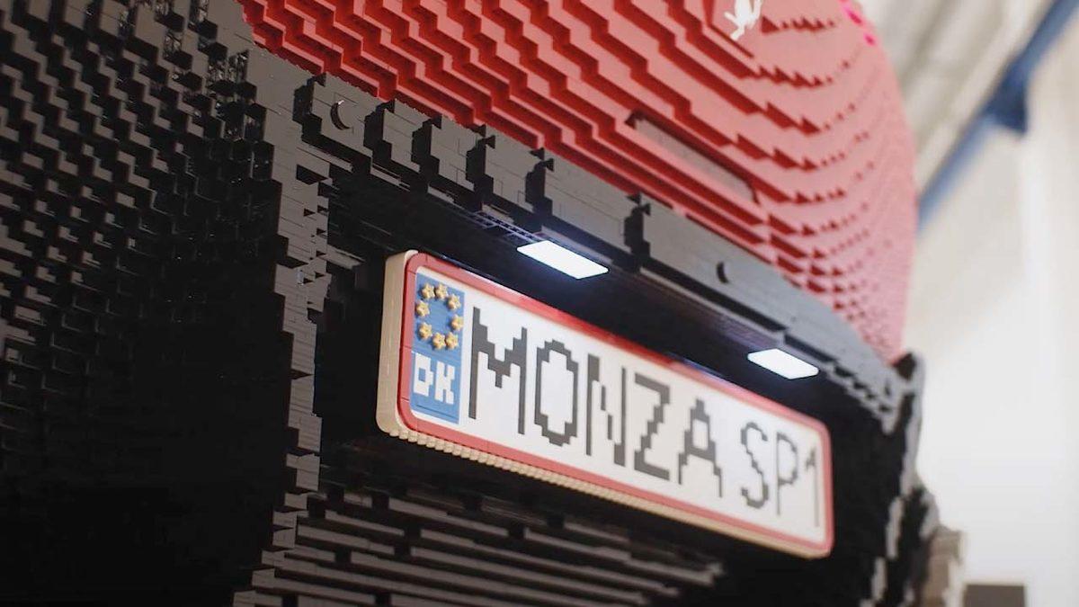 Ferrari’nin Sanat Eseri Arabası Monza SP1, 383 Bin LEGO Parçasıyla Bire Bir İnşa Edildi [Video]