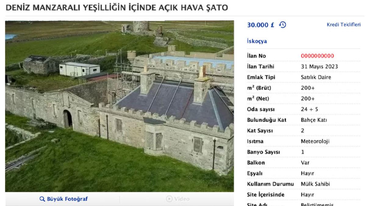 İskoçya’da Şato, 30 Bin Sterline Satışa Çıktı: Alanın Biraz Masraf Yapması Gerekecek Tabii…