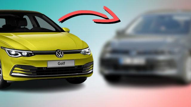 Makyajlı Volkswagen Golf’ün Tasarımı Ortaya Çıktı: Yeni Farlar Geliyor
