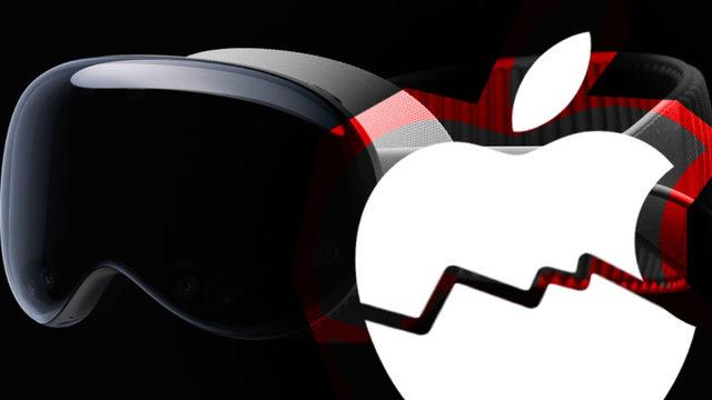 Apple, Artırılmış Gerçeklik Gözlüğü Vision Pro Yüzünden Değer Kaybetti