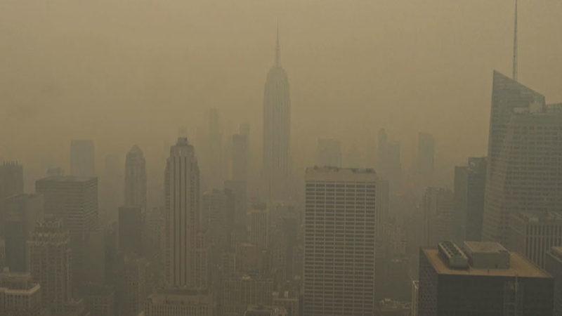 New York, Distopik Filmlere Döndü! Gökyüzü Yangın Nedeniyle Turuncuya Büründü