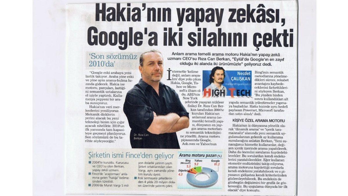Google’ın Emekleme Döneminde Bir Türk Bilim İnsanı Tarafından Kurulan Arama Motoru Hakia Neden Tutunamadı?