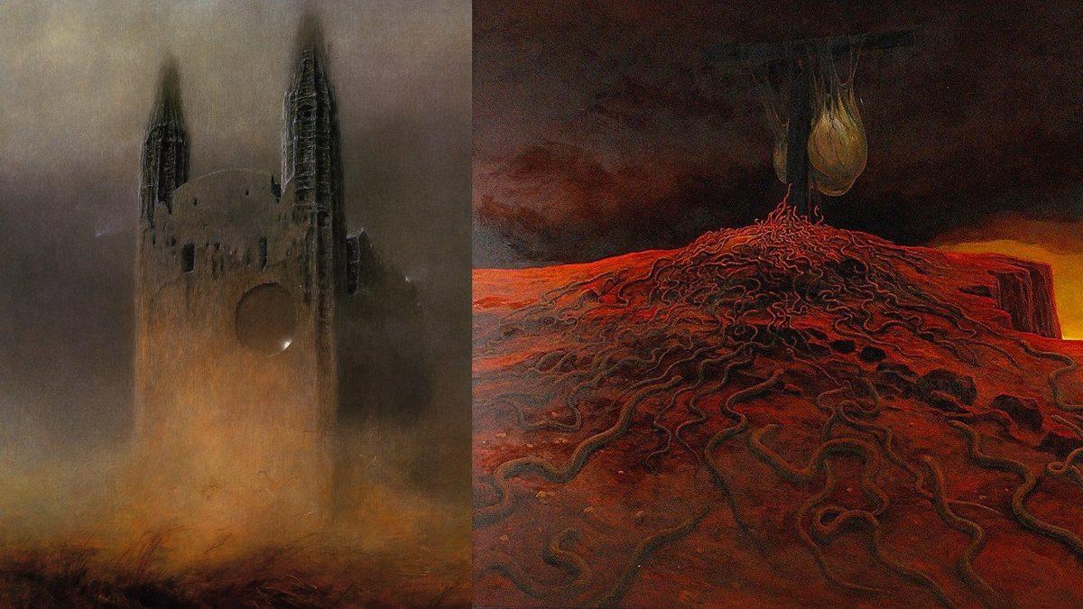 Korku, Endişe, Yok Oluş... Kâbuslarını Çizen Ressamın Adeta Cehennemden Kopmuş Gibi Görünen Distopik Eserleri