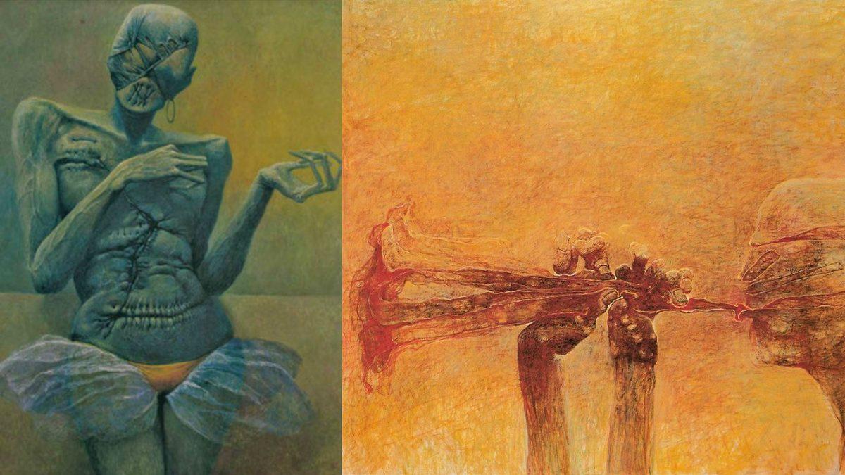 Korku, Endişe, Yok Oluş... Kâbuslarını Çizen Ressamın Adeta Cehennemden Kopmuş Gibi Görünen Distopik Eserleri