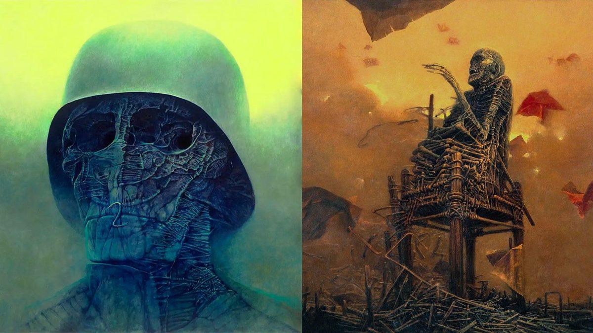 Korku, Endişe, Yok Oluş... Kâbuslarını Çizen Ressamın Adeta Cehennemden Kopmuş Gibi Görünen Distopik Eserleri