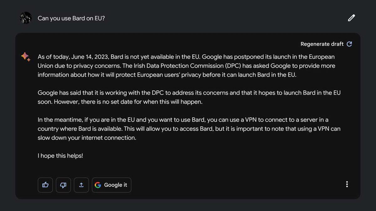 Google’ın ChatGPT Rakibi Yapay Zekâ Aracı Bard, Avrupa’da Engel Yedi...