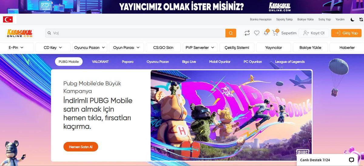 İndirimli PUBG Mobile UC Varsa Alırım Diyenlere: Kabasakal Online’da İndirimli UC Fırsatları Başladı!
