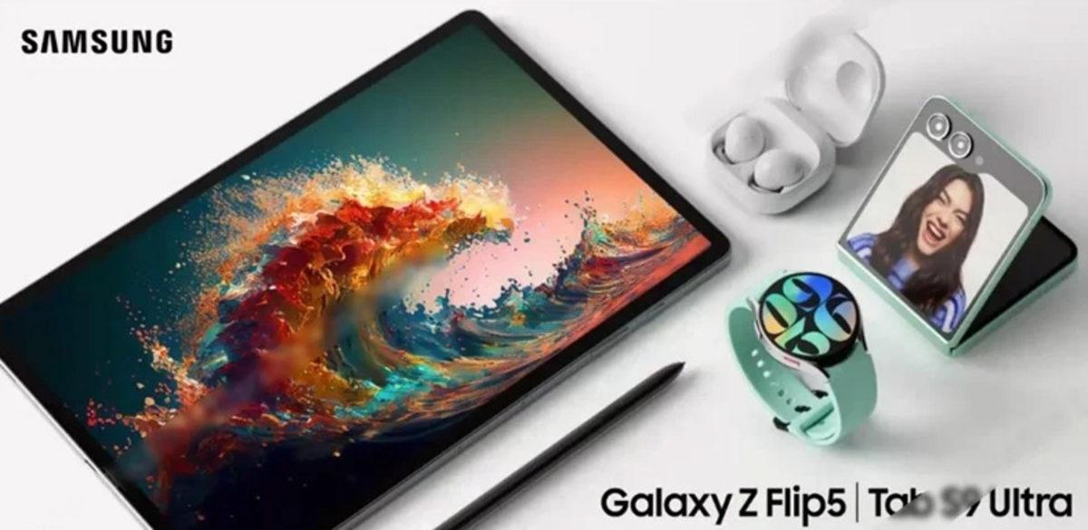 Samsung’un Galaxy Z Fold5 ve Flip5 ile Birlikte Tanıtacağı Tüm Ürünler Ortaya Çıktı (iPad Pro Ayağını Denk Alsın)