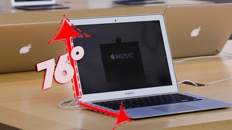 Apple Store’larda MacBook Ekranlarının Daima 76 Derecelik Açıyla Durmasının Buram Buram Taktik İçeren Sebebi
