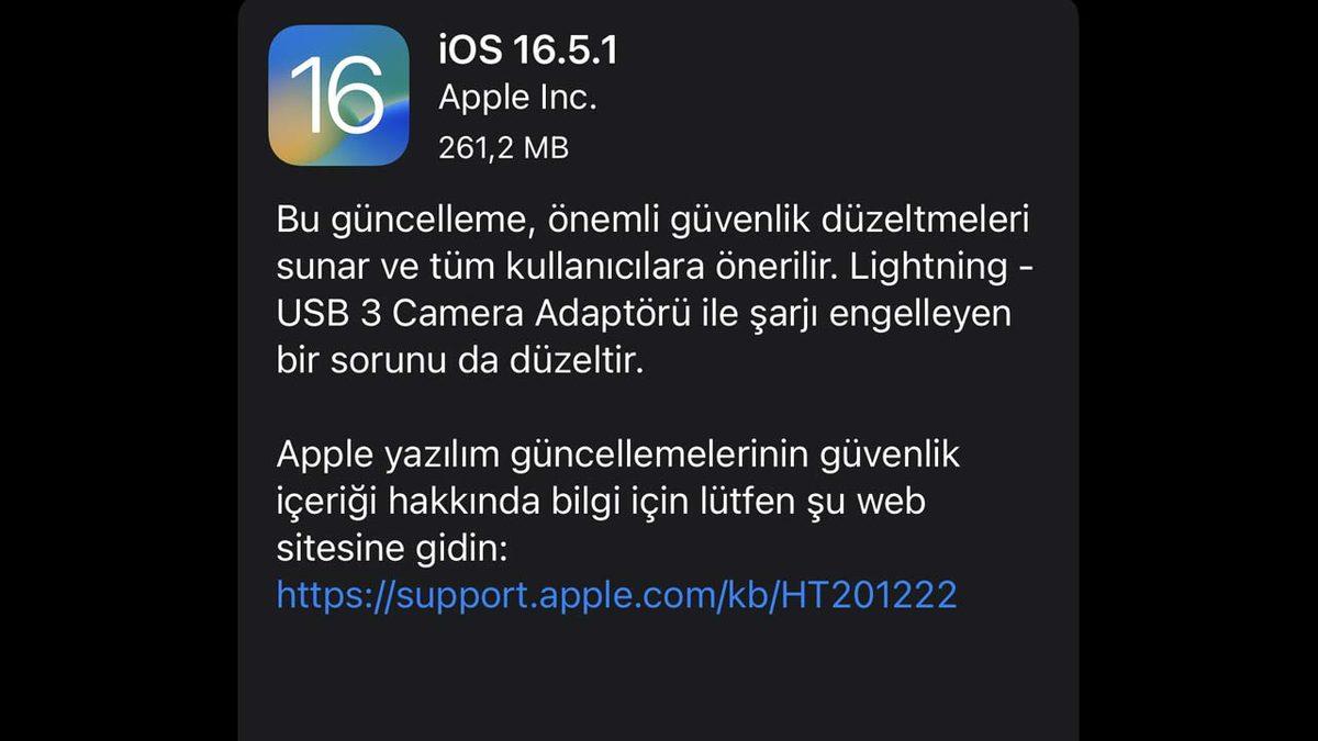 iPhone Kullanıcıları İçin Yeni iOS 16.5.1 Güncellemesi Yayınlandı: Neler Sunuyor?