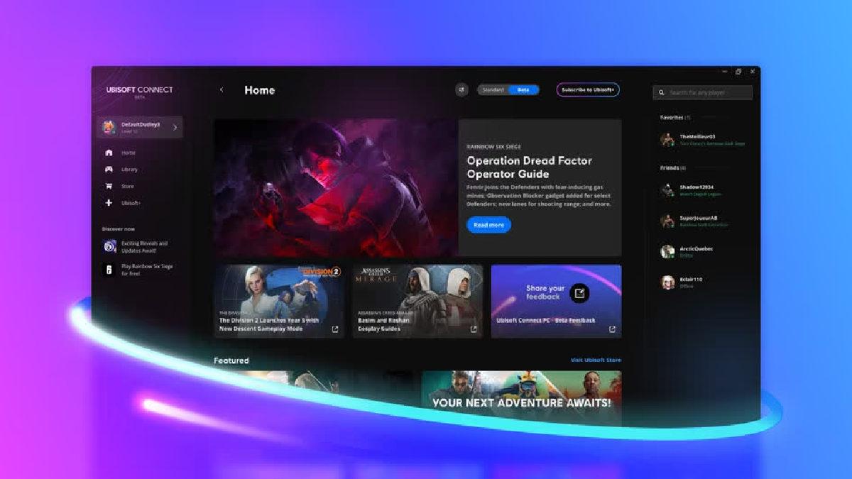 Steam’den Sonra Ubisoft Connect’in de Tasarımı Değişiyor: Yeni Arayüz Böyle Gözükecek