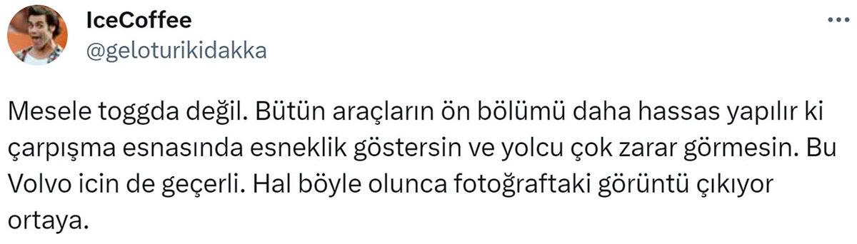 Yüzyılın Buluşması Gerçekleşti: Togg ile Volvo Kazaya Karıştı, Sosyal Medyada Gündem Oldu