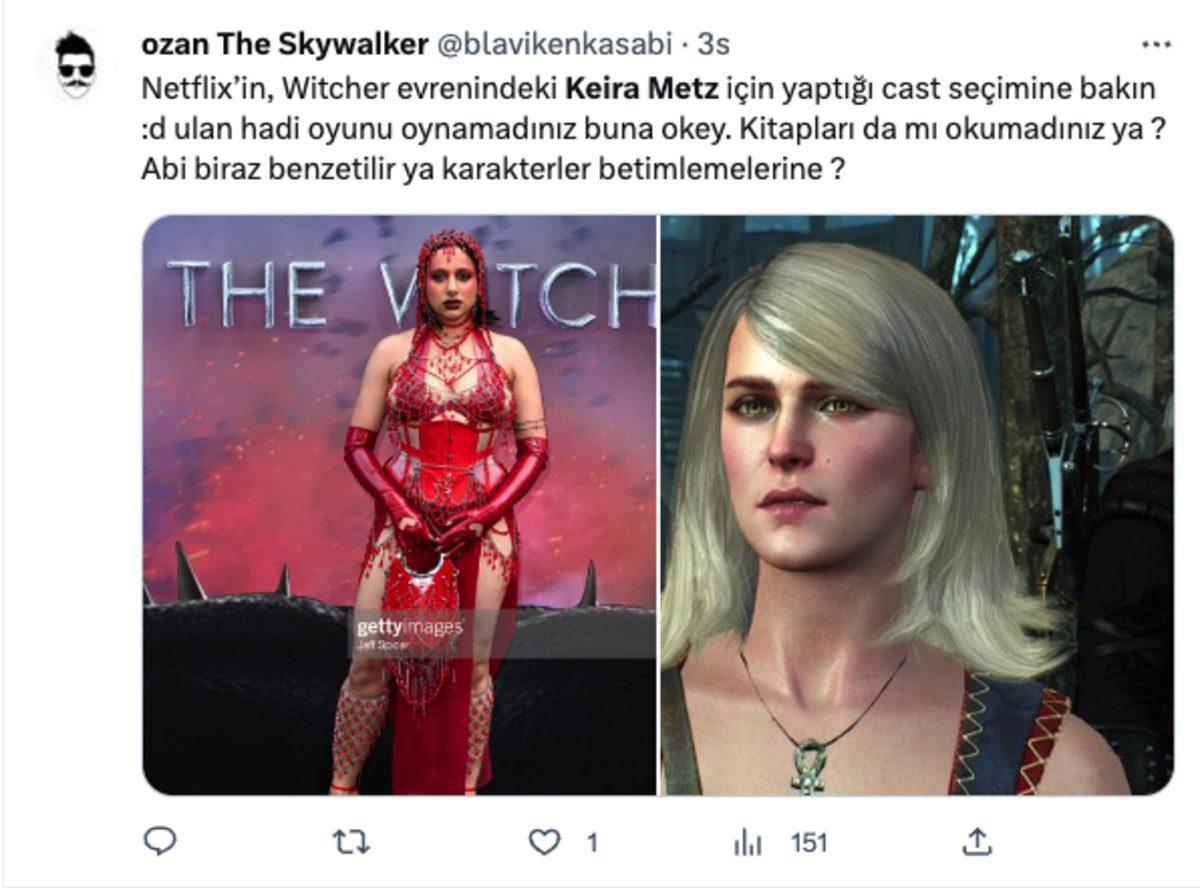 The Witcher Dizisindeki Bir Karakter Uyarlaması Daha Sosyal Medyanın Diline Düştü: İşte Gelen Tepkiler