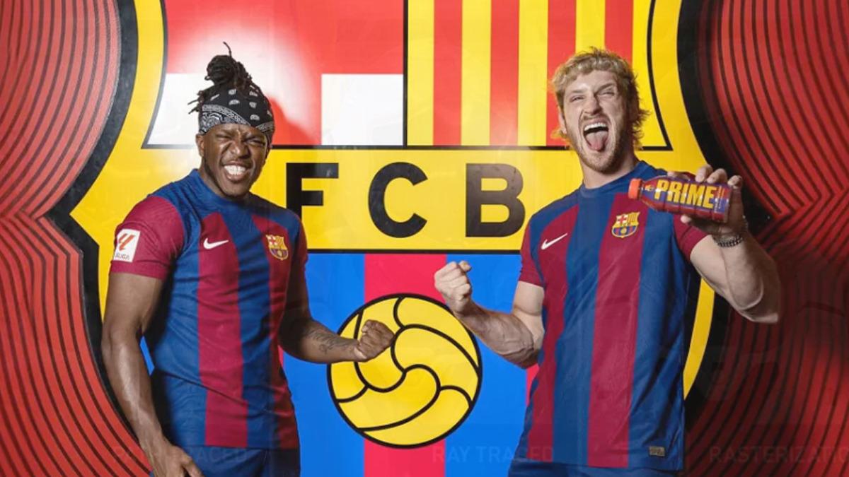 YouTuber Logan Paul ve KSI, Barcelona İle Anlaştı: Barçalı Futbolcular, Artık Paul’un Enerji İçeceğini Kullanacak