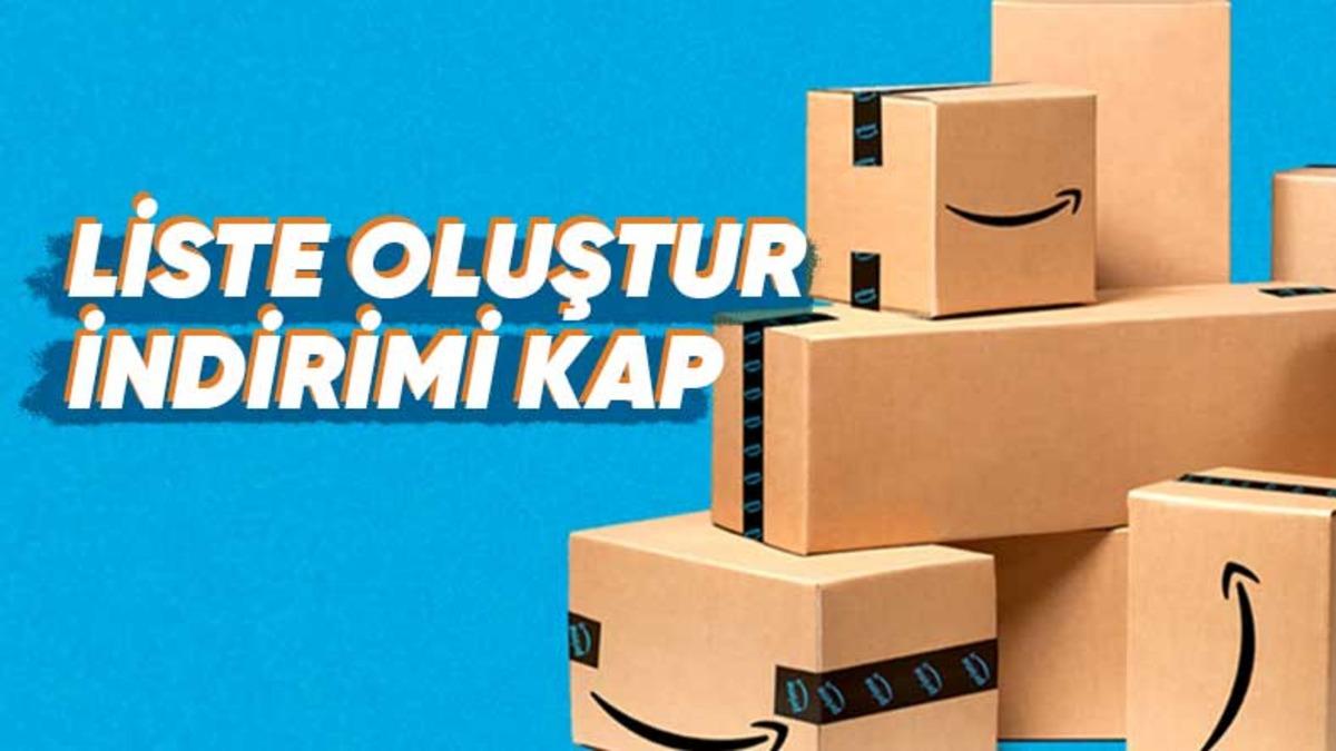 Sadece Almak İstediklerinizi Listeleyerek Amazon’dan İndirim Kuponu Kazanabilirsiniz! İşte Nasıl Yapabileceğiniz...