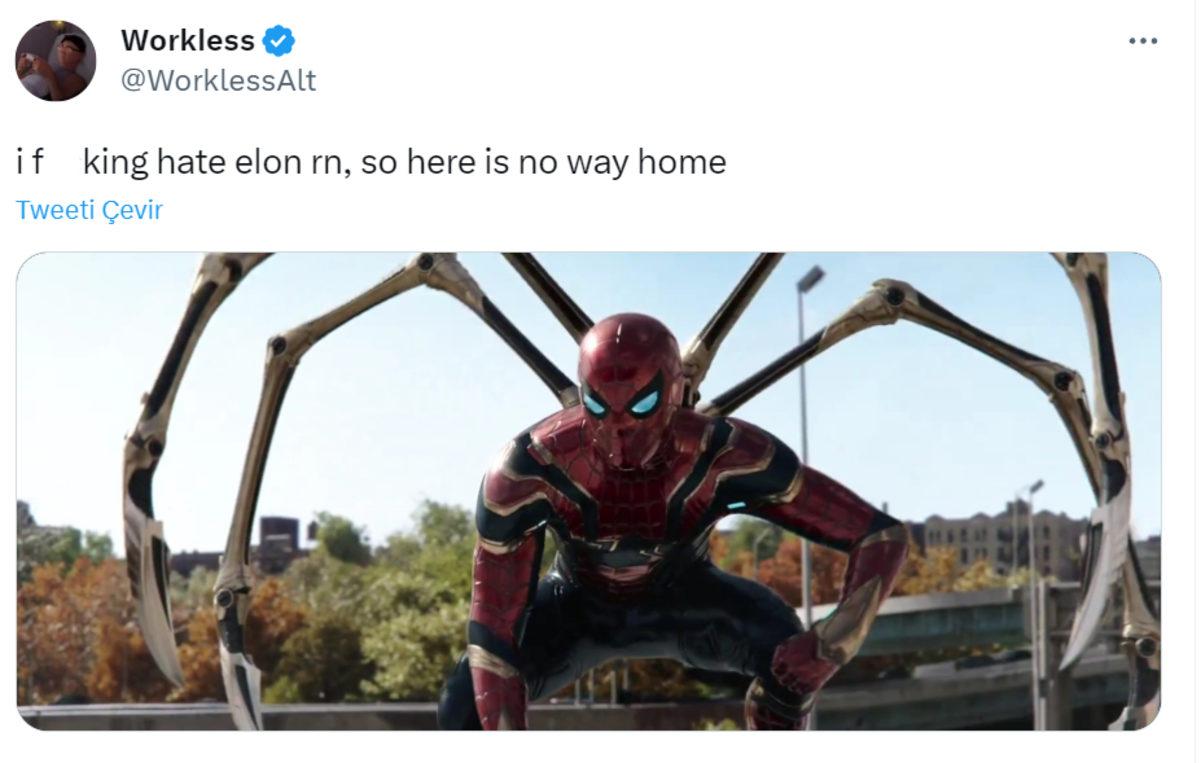 Twitter’daki Sınırlamaya Sinirlenen Bir Kullanıcı, Musk’tan Nefret Ettiğini Söyleyerek Platforma Spider-Man Filmlerini Yükledi