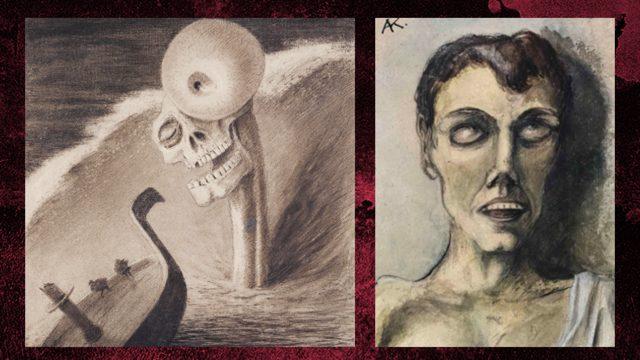 Genç Yaşta Tüm Sevdiklerini Kaybeden Ressamın, Tüylerinizi Diken Diken Edecek Depresif Çizimleri
