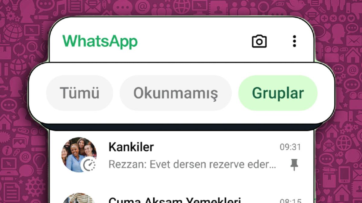 WhatsApp’ta Artık İstediğiniz Sohbeti Kolayca Bulabileceksiniz: "Sohbet Filtreleri" Resmen Kullanıma Sunuldu