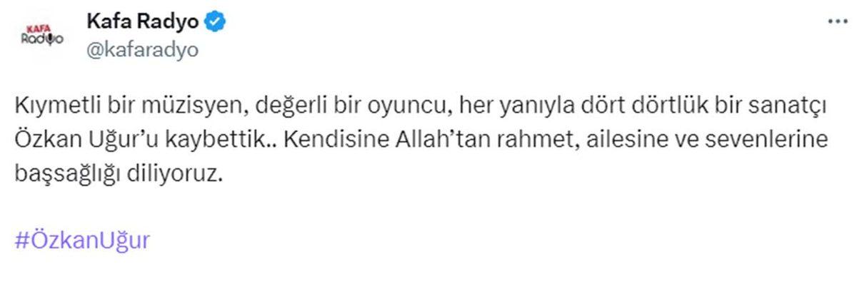 Sevilen Sanatçı Özkan Uğur Hayatını Kaybetti