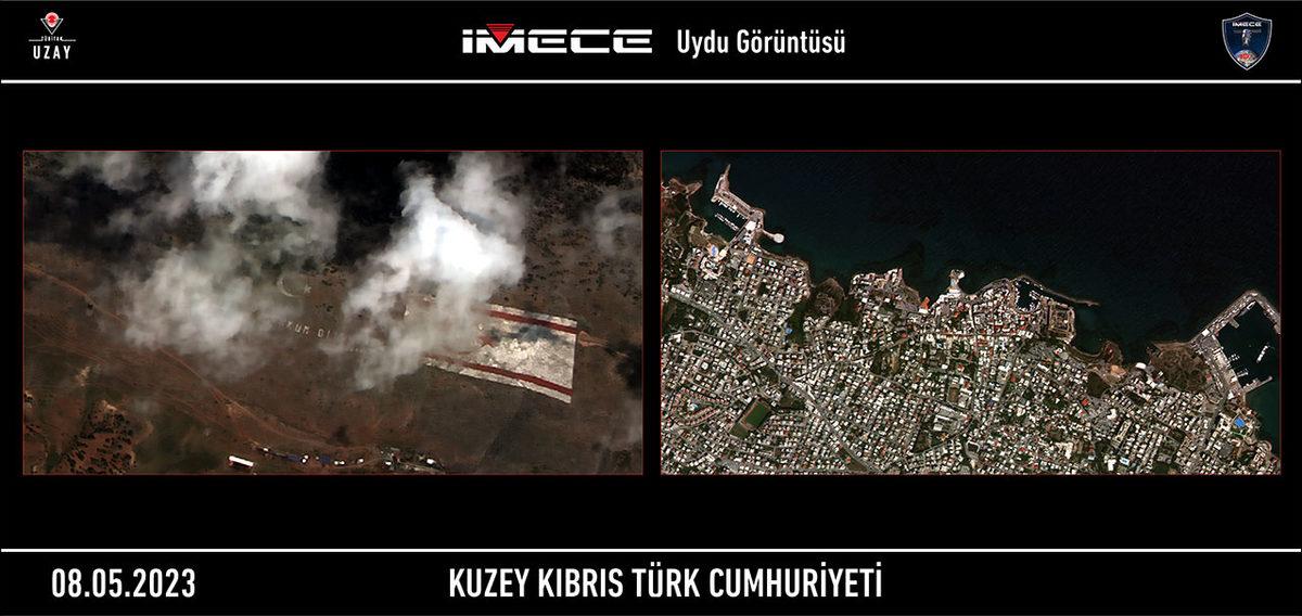 Yerli Gözlem Uydusu İMECE, 4 Yeni Fotoğraf Gönderdi: Mersin, Samsun, Çanakkale ve KKTC, Uzaydan Görüntülendi!