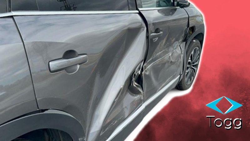 Togg, “Patpat” Olarak Bilinen Tarım Aracıyla Çarpıştı: Kaza Sonrası T10X’de Ciddi Hasar Oluştu