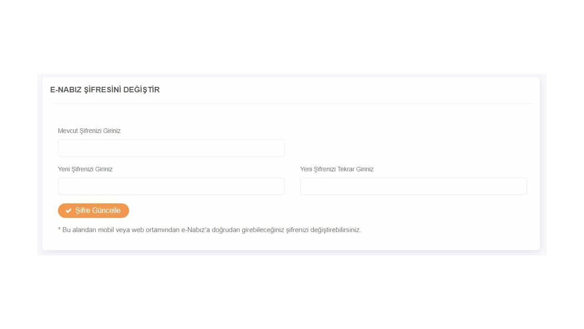 Birkaç Basit Adımda e-Nabız Şifresi Nasıl Alınır?