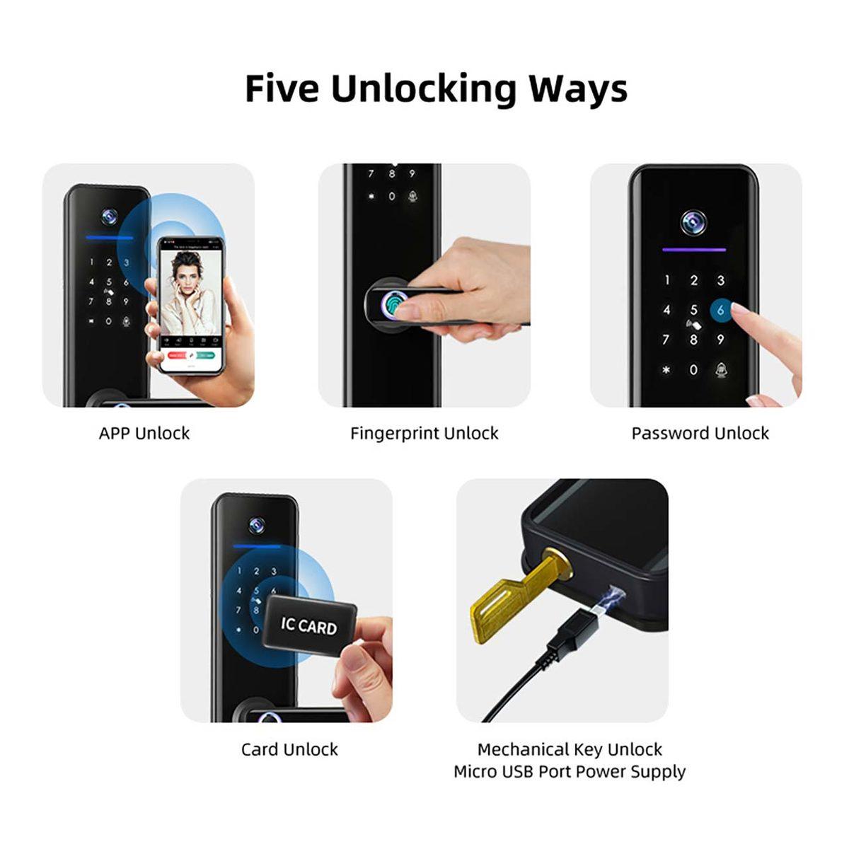 Ev Güvenliğini Üst Düzeye Çıkarmak İsteyenler İçin: Tedition F7 Akıllı Kapı Kilitleri