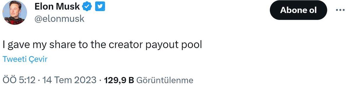 Elon Musk En Büyük Kozunu Oynadı: Artık Tweet Atarak Para Kazanabilirsiniz