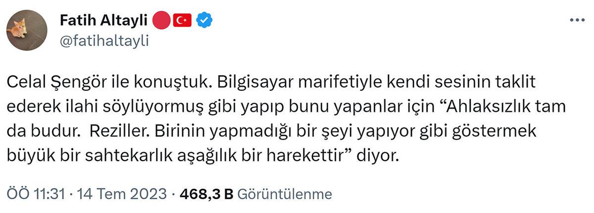 Celal Şengör, Yapay Zekâ ile Kendi Sesinden İlahi Söyletenlere Dava Açacak